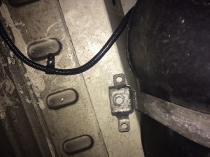 Routing auxiliary heater fuel line