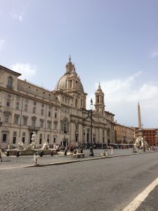 The Piazza Navona, a beautiful square in Rome, Italy. My favourite city in Europe.